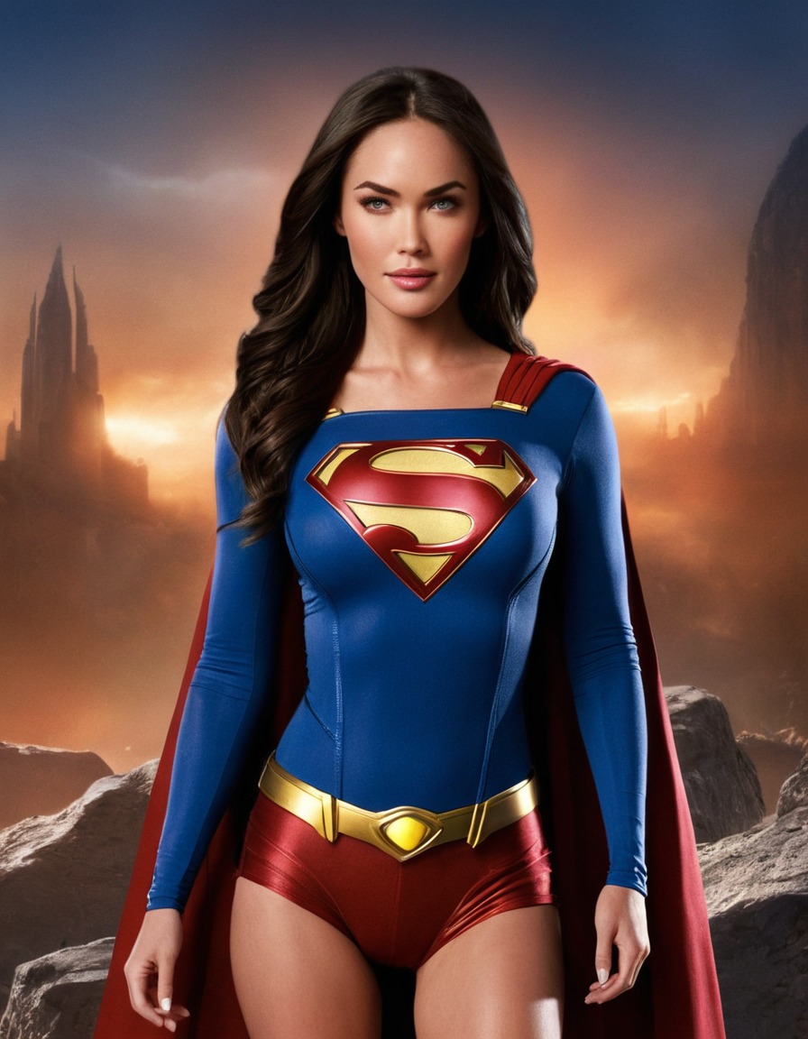 megan fox, supergirl, actress, celebrity, superhero, dc comics