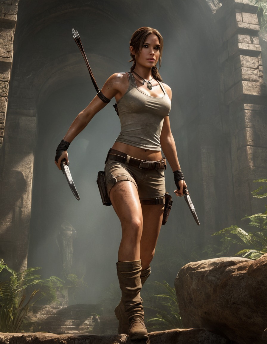 lara croft, tomb raider, action-adventure, video games, female protagonist, adventure, reboot