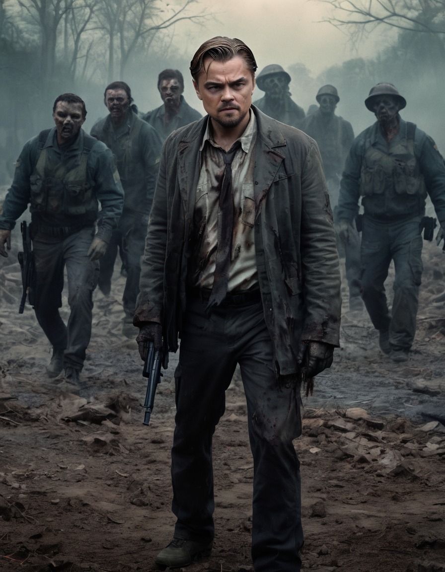 leonardo dicaprio, actor, zombie apocalypse, film, thriller, action, zombie, celebrities