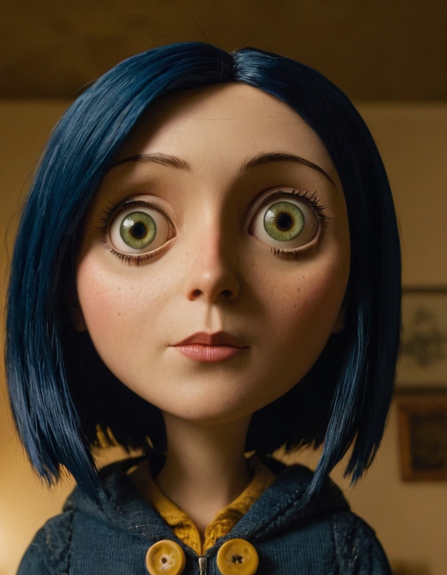 coraline jones, fictional character, neil gaiman, beauty, woman, mother, fantasy