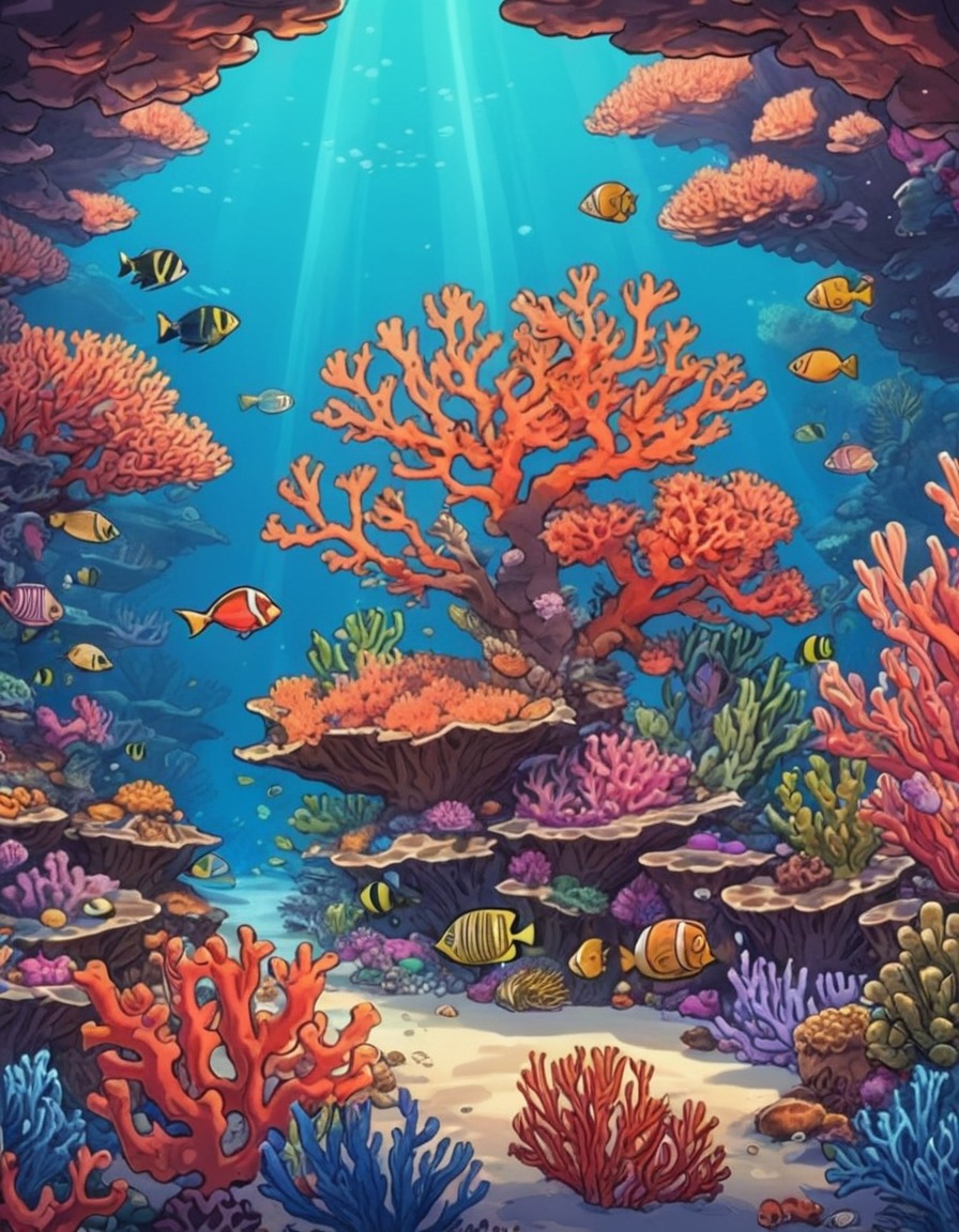 nature, coral reef, marine life, ocean, beautiful, ecosystem, marine biodiversity