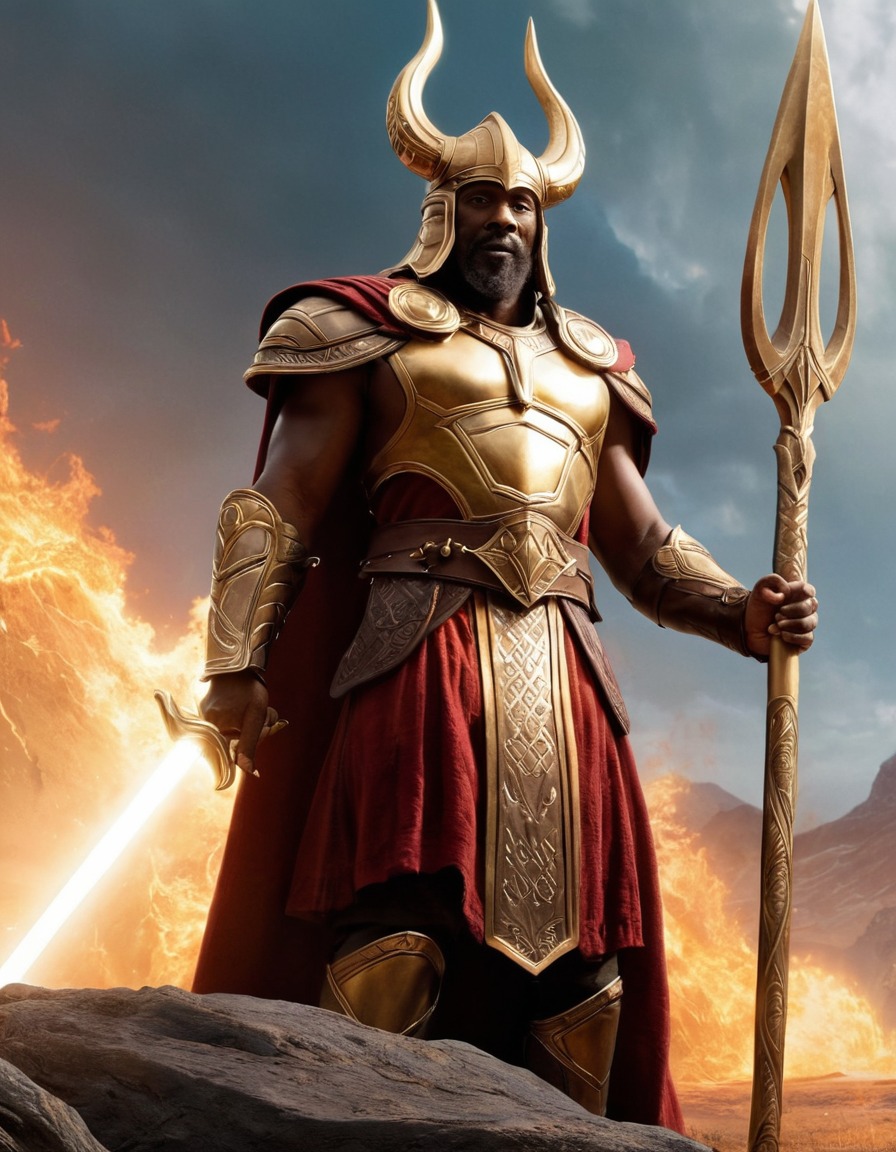 heimdall, norse mythology, epic poem, featured god, mythological scene