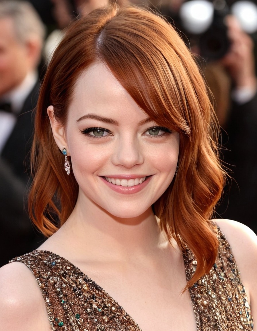 emma stone, smiling, actress, hollywood, red carpet, beauty, confidence