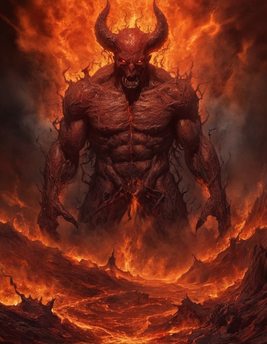 hell, eternal, storms, fire and brimstone, punishment, damnation, underworld