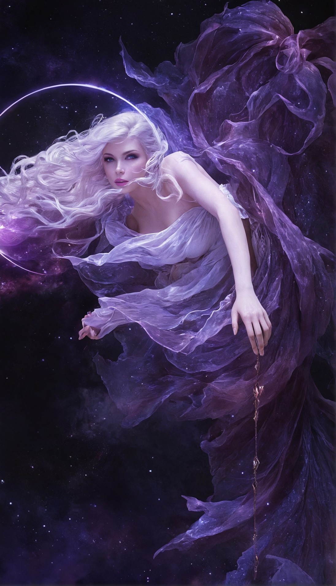 st. trina, elden ring, art, purple, fantasy