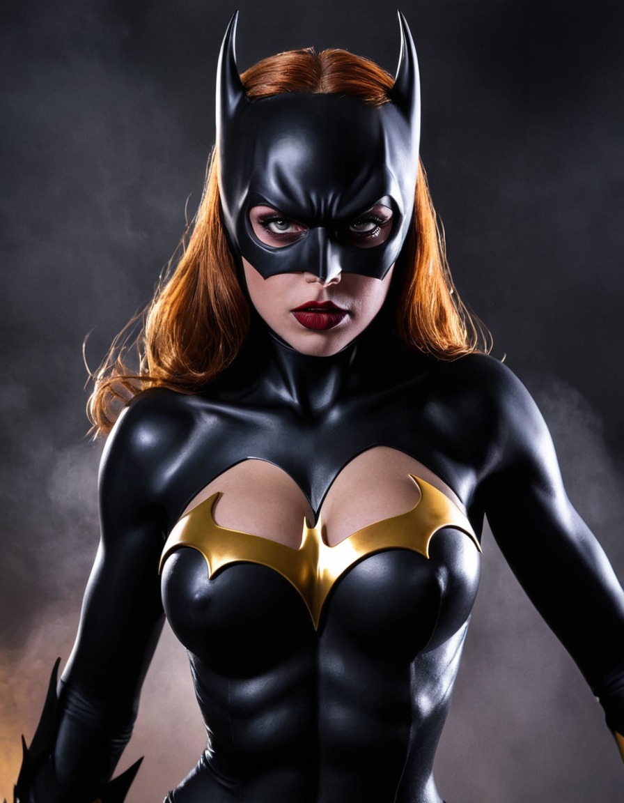 evil batgirl, dc comics, superhero, villain, evil character