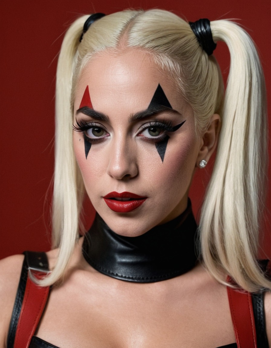 harley quinn, lady gaga, cosplay, villain, fashion, celebrity, dc comics