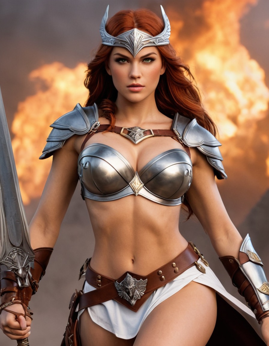 valkyrie, warrior maiden, beautiful, deadly, combat skills, norse mythology