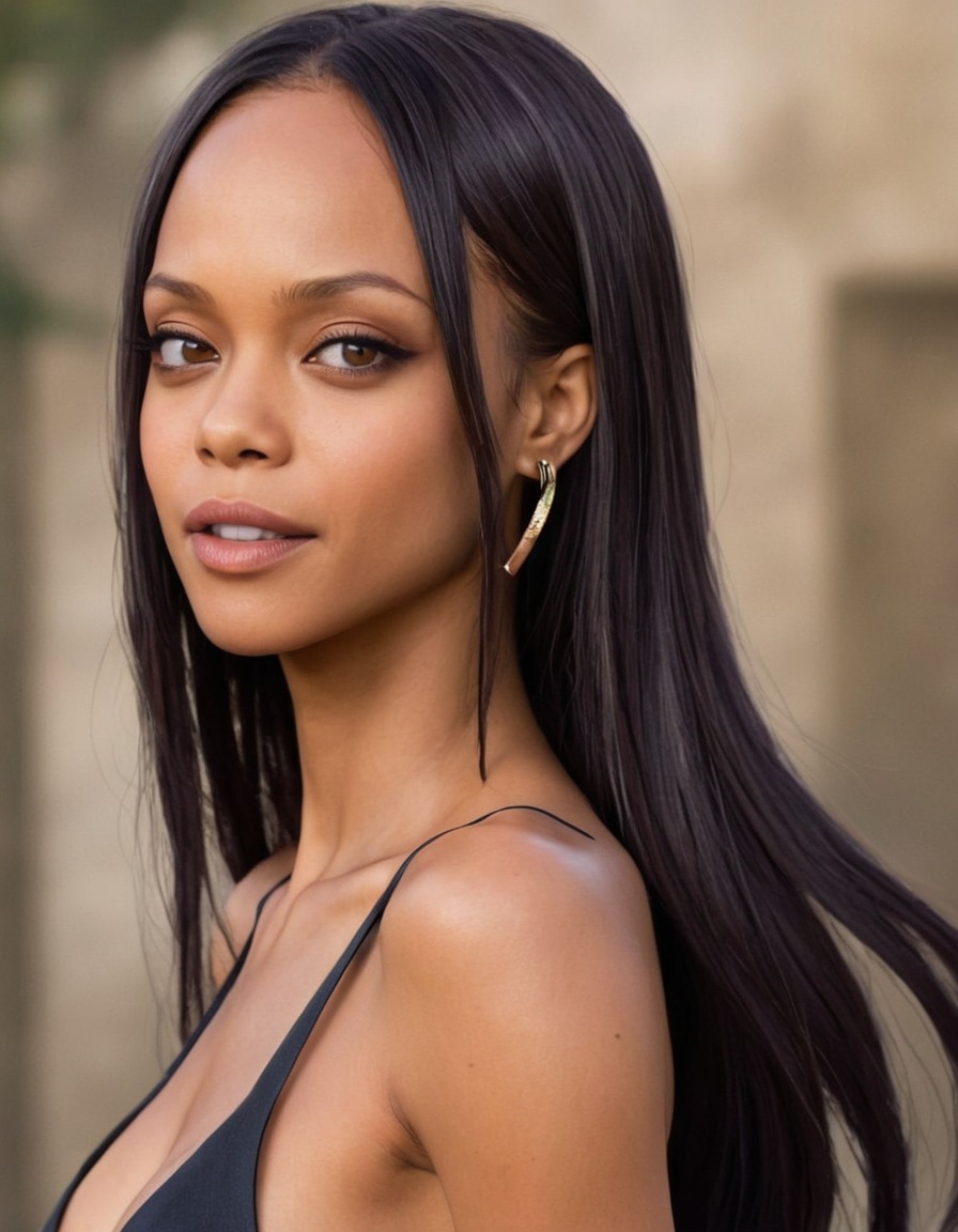 zoe saldana, anime, celebrity, actress, character design, animation, sci-fi