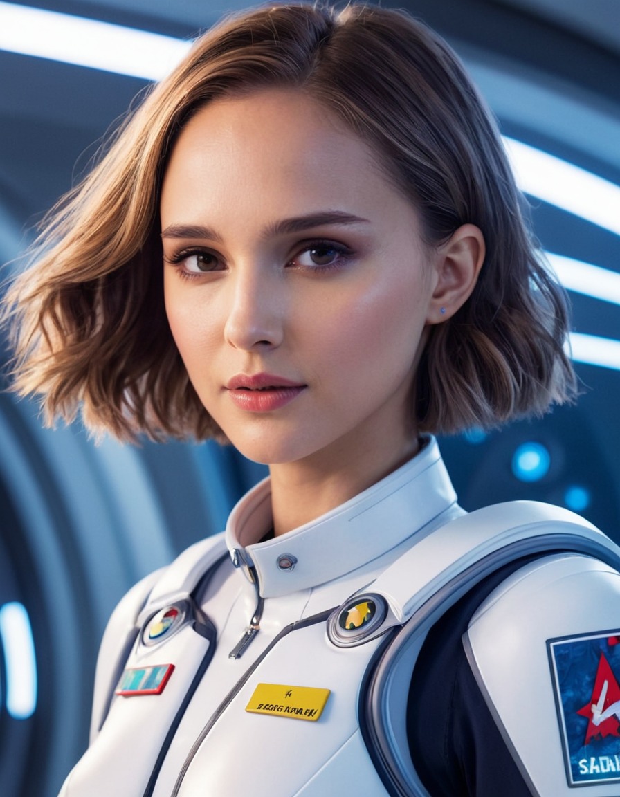 natalie portman, anime, futuristic, space, academy