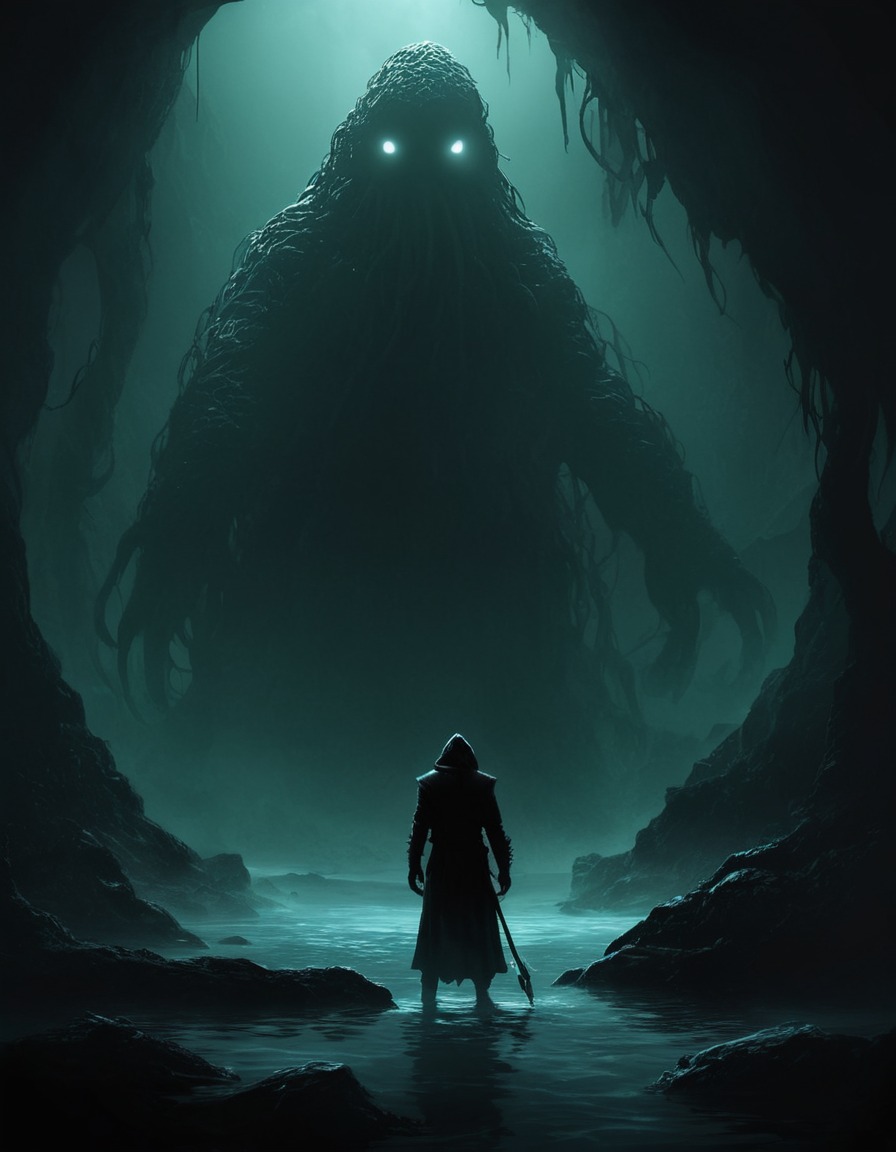 cosmic horror, lovecraftian, mysterious, underwater, eldritch, lovecraft, howard lovecraft