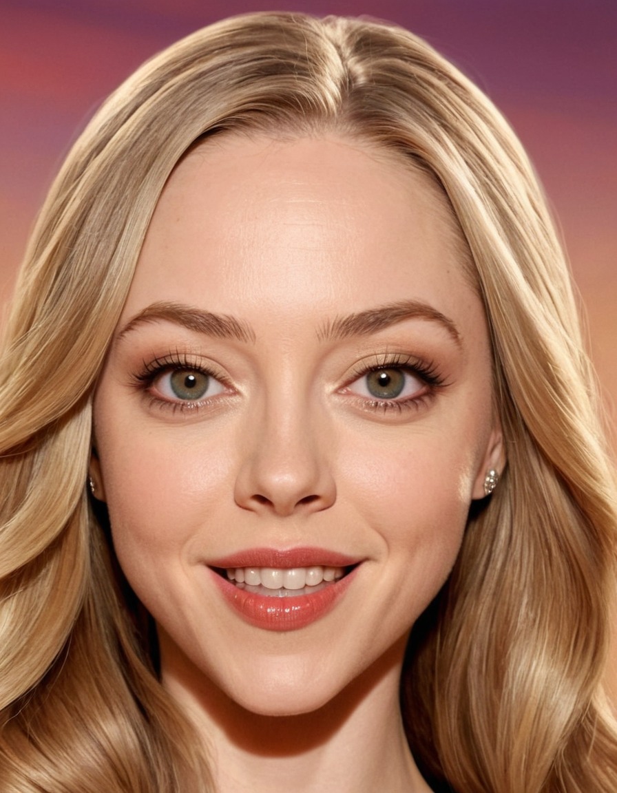 funny, caricature, amanda seyfried