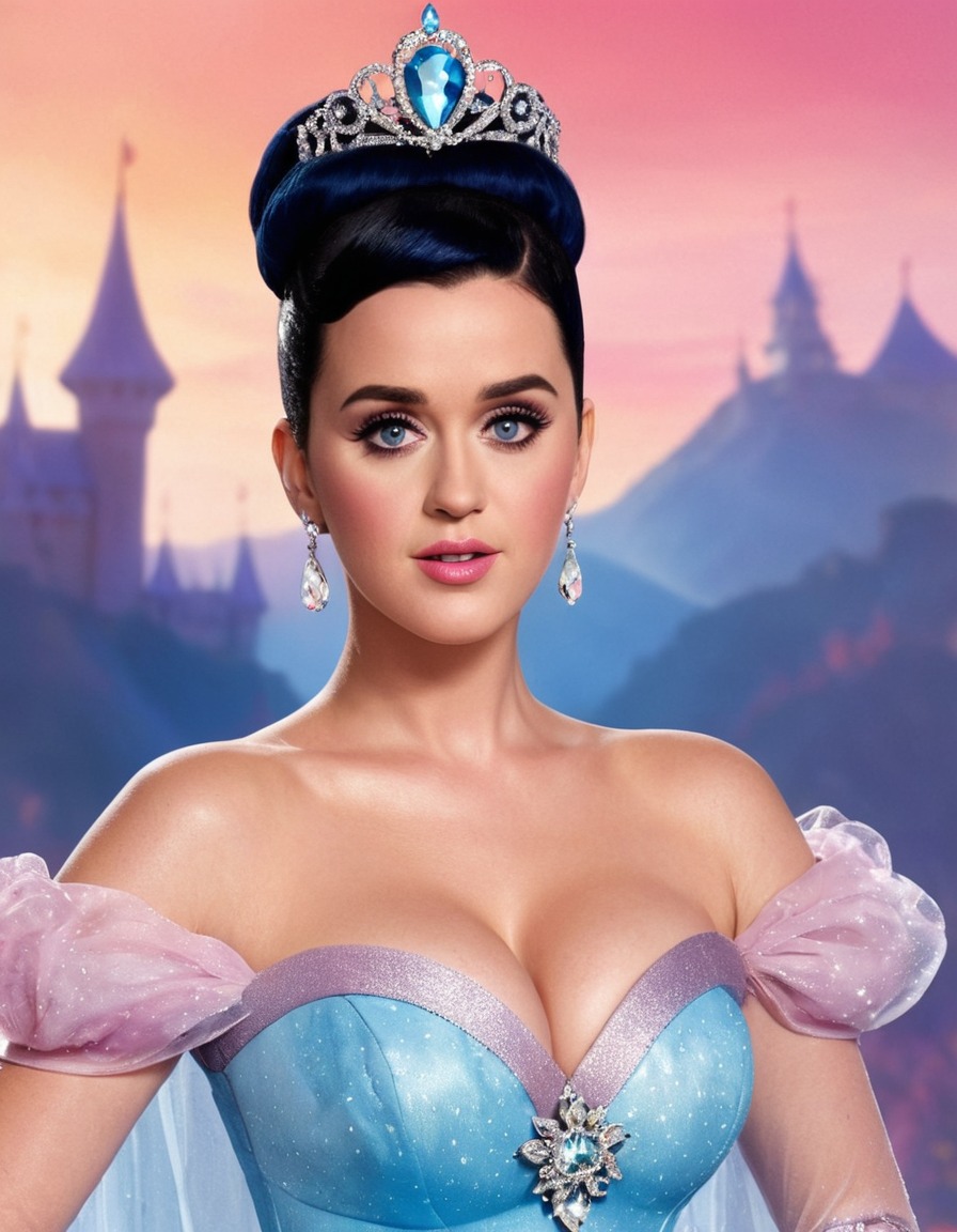 katy perry, disney princess, celebrity, transformation, musician