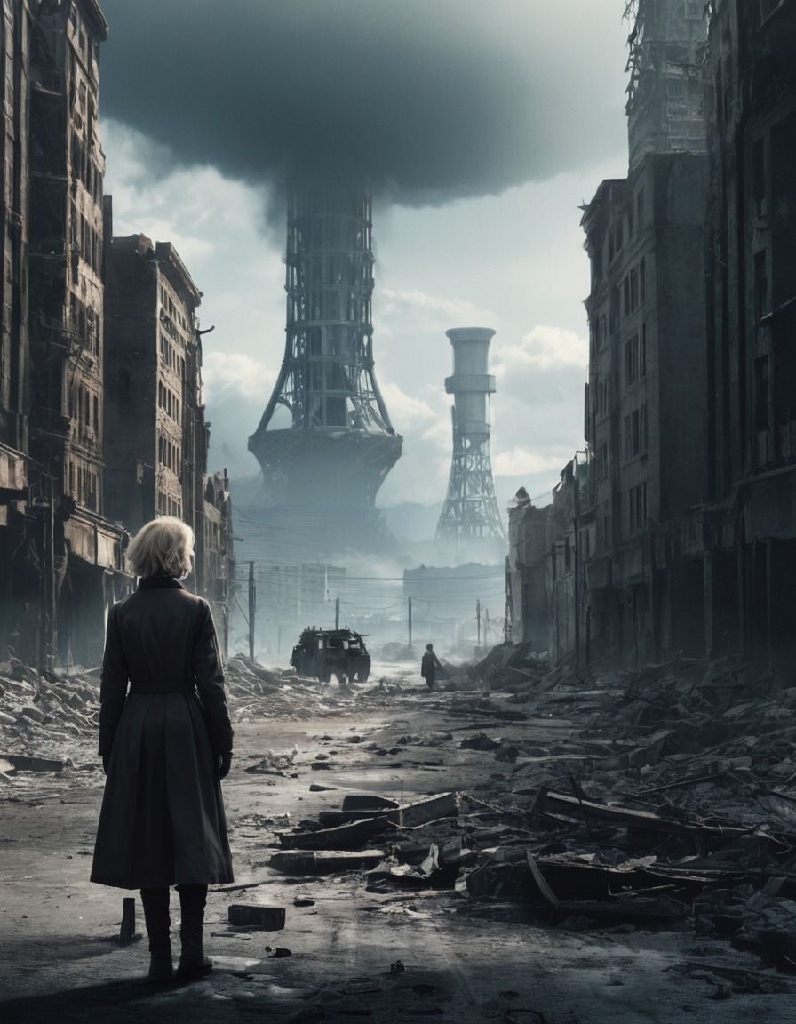 nuclear apocalypse, exploration, devastated landscape, survival, abandoned city, fallout, games, tv shows