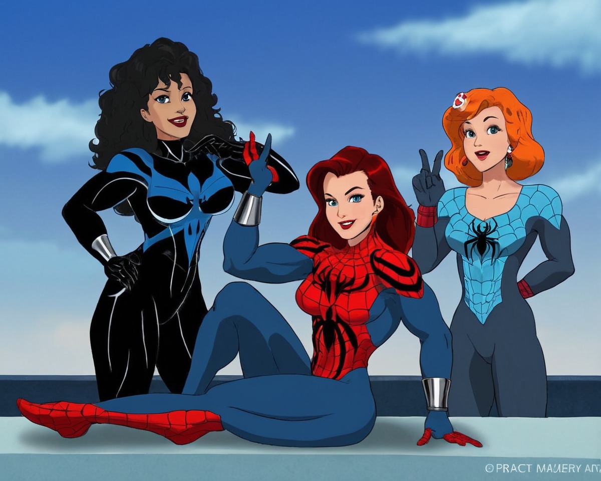 spiderman, spidergirl, maydayparker, aprilparker, annieparker, mayhemmarvel