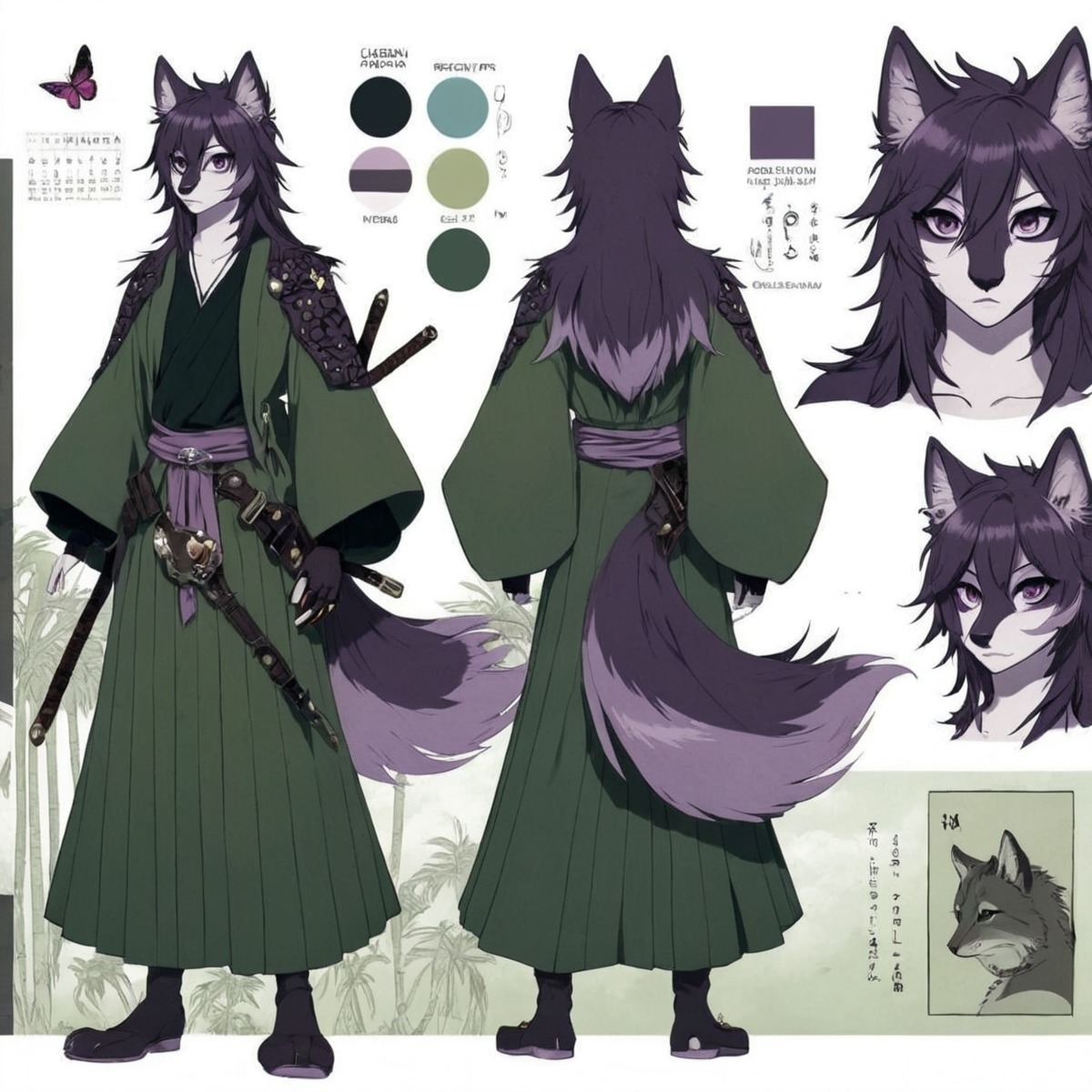 characterdesign, adoptable, adoptablesopen, referencesheet, fantasycharacter, fantasycreature, fantasyportrait, fantasywolf, furry, furryanthro, samurai, wolfcharacter, wolffurry, medievaloutfit, medievalclothes, furrymale, wolfcanine, furrycharacter, wolfadoptables, aiart, wolf_adoptable, adoptadoptable, adoptableadoptables, furryadoptable, princeadopt, furry_character, furry_male, furry_adoptable, prince_design