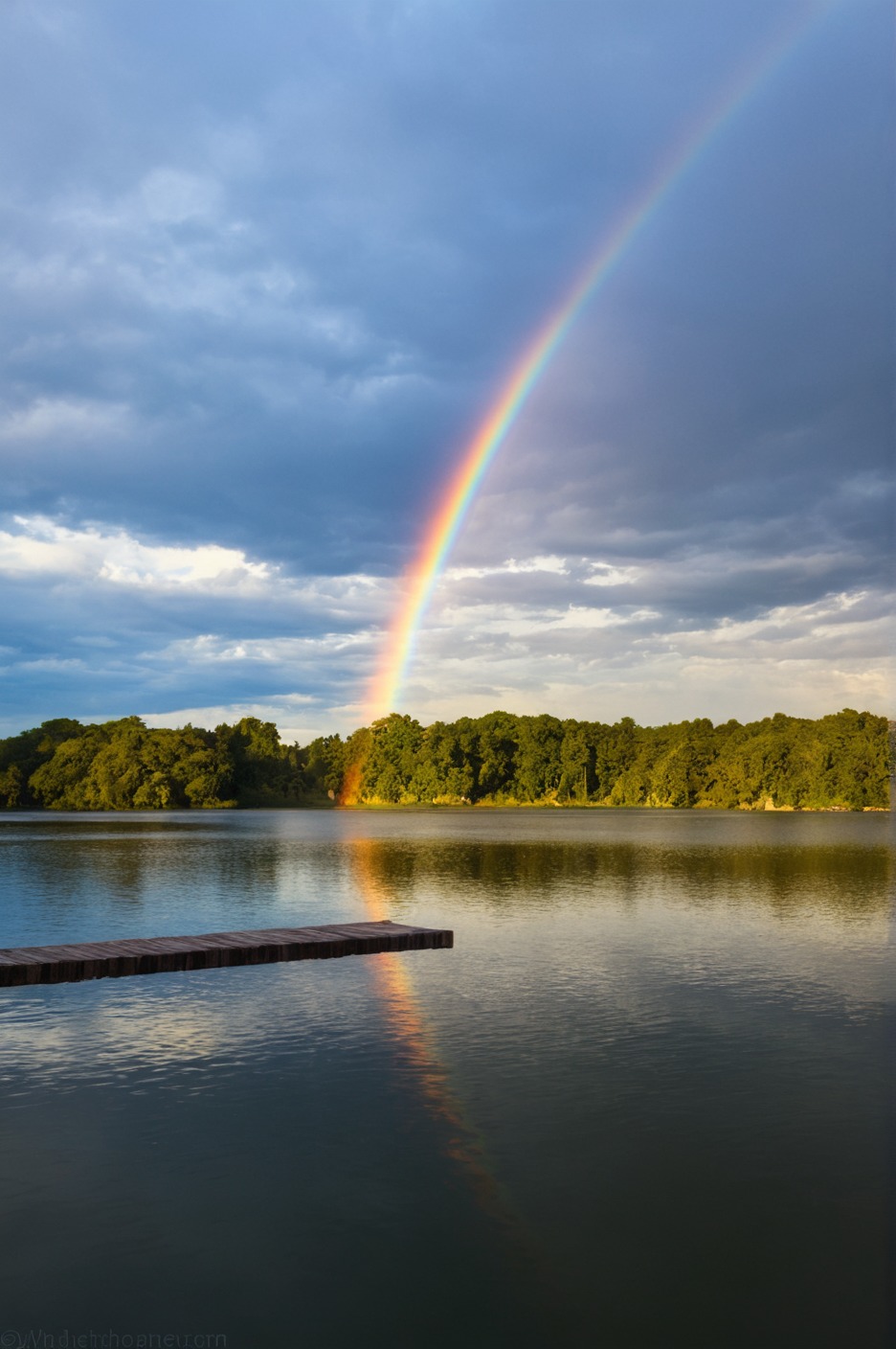 nature, nature photography, rainbow, sky, summer, summertime, lake, pennsylvania