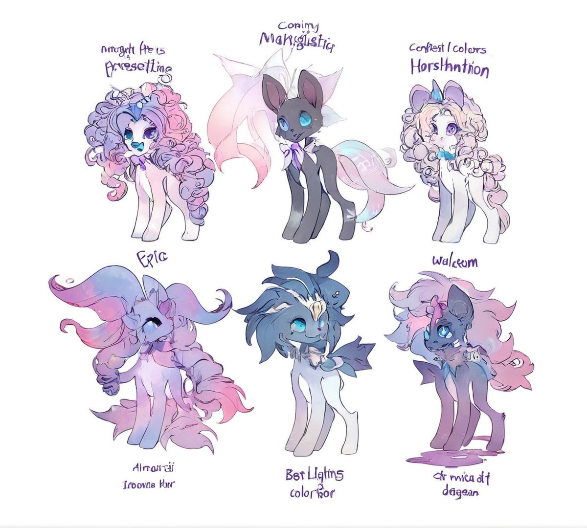 unicorn, monster, owncharacter, pegasus, ponies