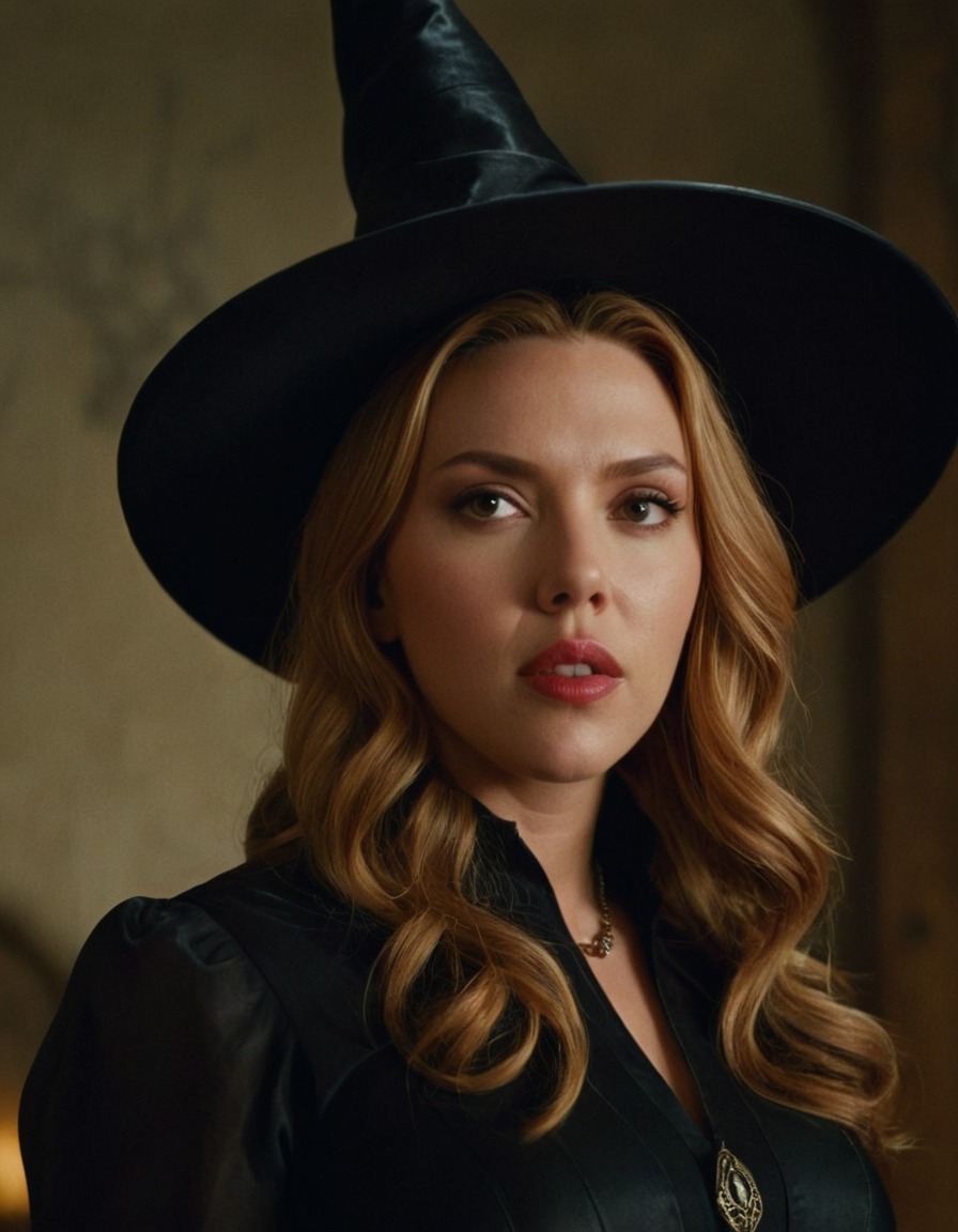 witchcraft, magic, scarlett johansson, female celebrity, actress, powerful woman, fantasy