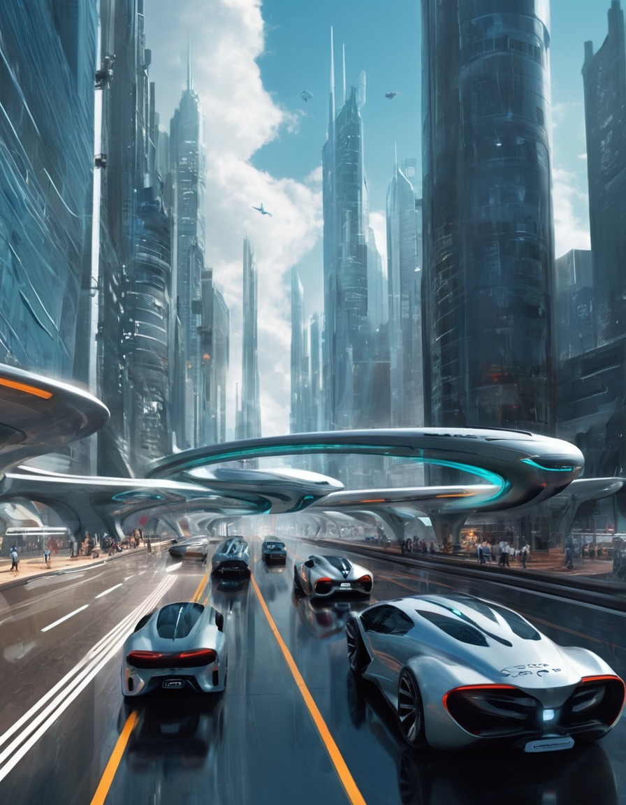 futuristic, transportation, city planning, infrastructure, innovative, future