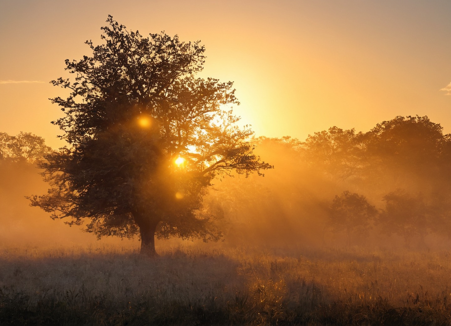 germany, farm, sunrise, horses, sheep, golden light, nature, sunrays