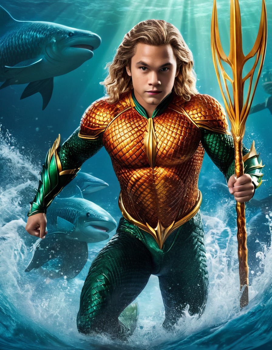 aquaman, childhood, superhero, king of atlantis, dc comics, arthur curry, atlantis