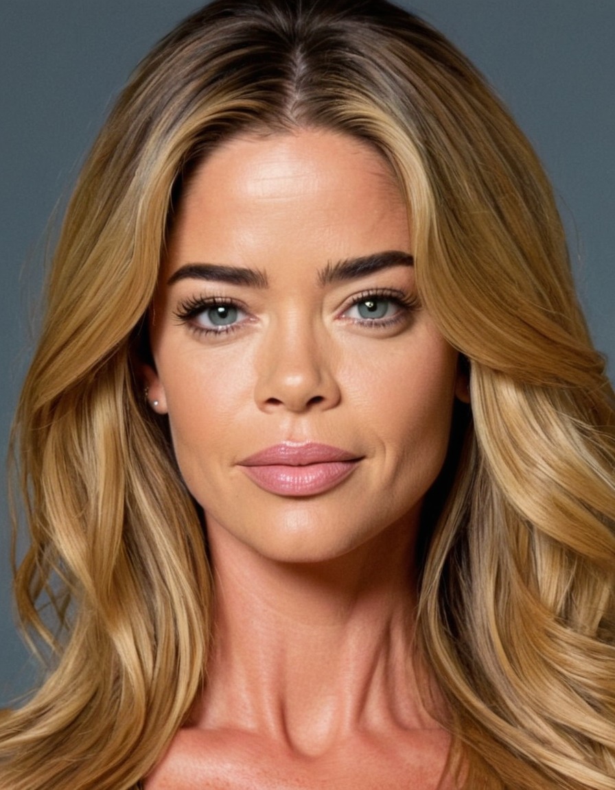 denise richards, celebrity, painting, humor, art, portraiture