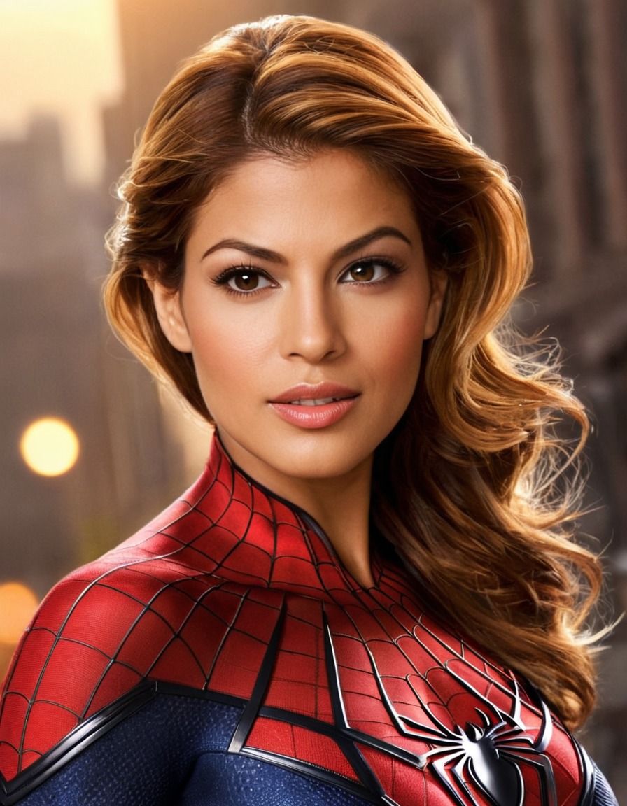 eva mendes, spiderman, actress, superhero, marvel comics