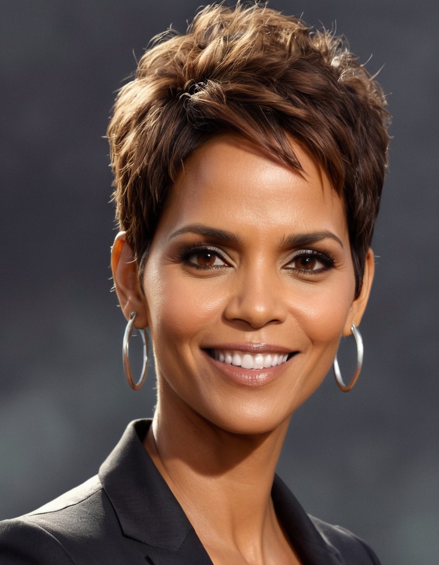 funny, halle berry, caricature, actress