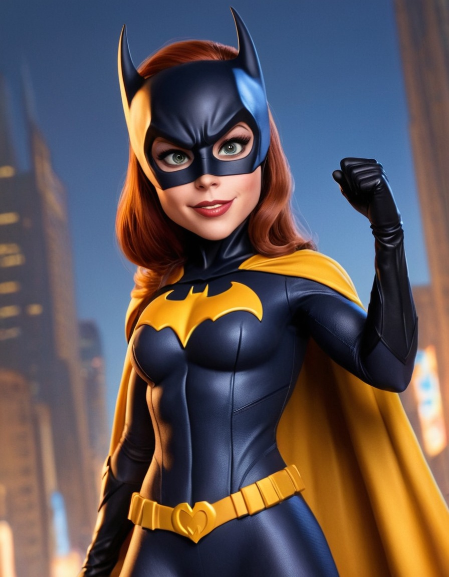 fun, batgirl (dc comics), dc comics, caricature