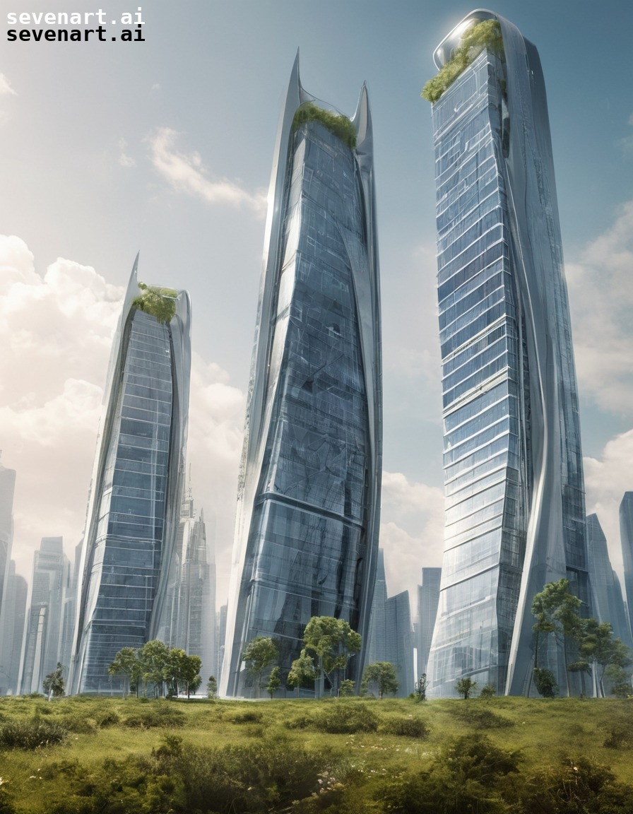 architecture, sustainability, renewable energy, futuristic, smart building, future