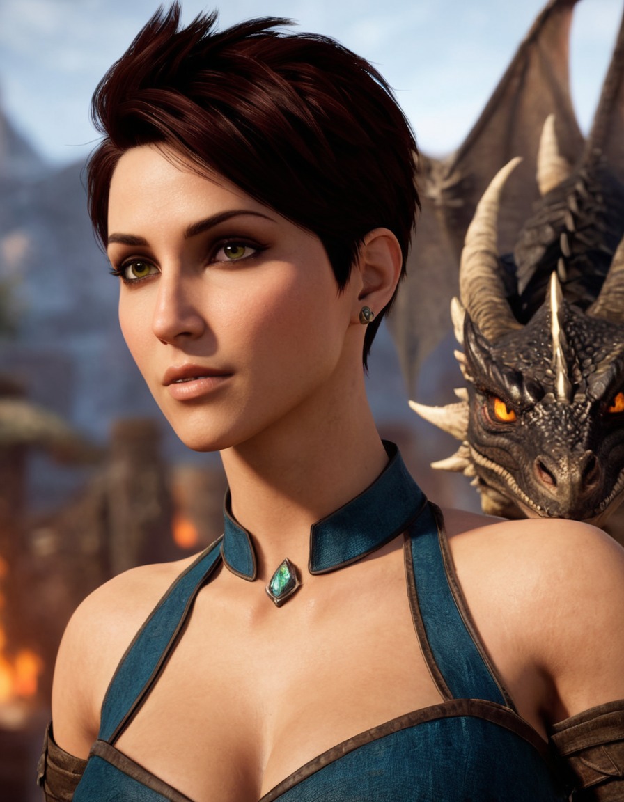 cassandra pentaghast, dragon age: inquisition, rpg, fantasy, video game, sword fighting, character action