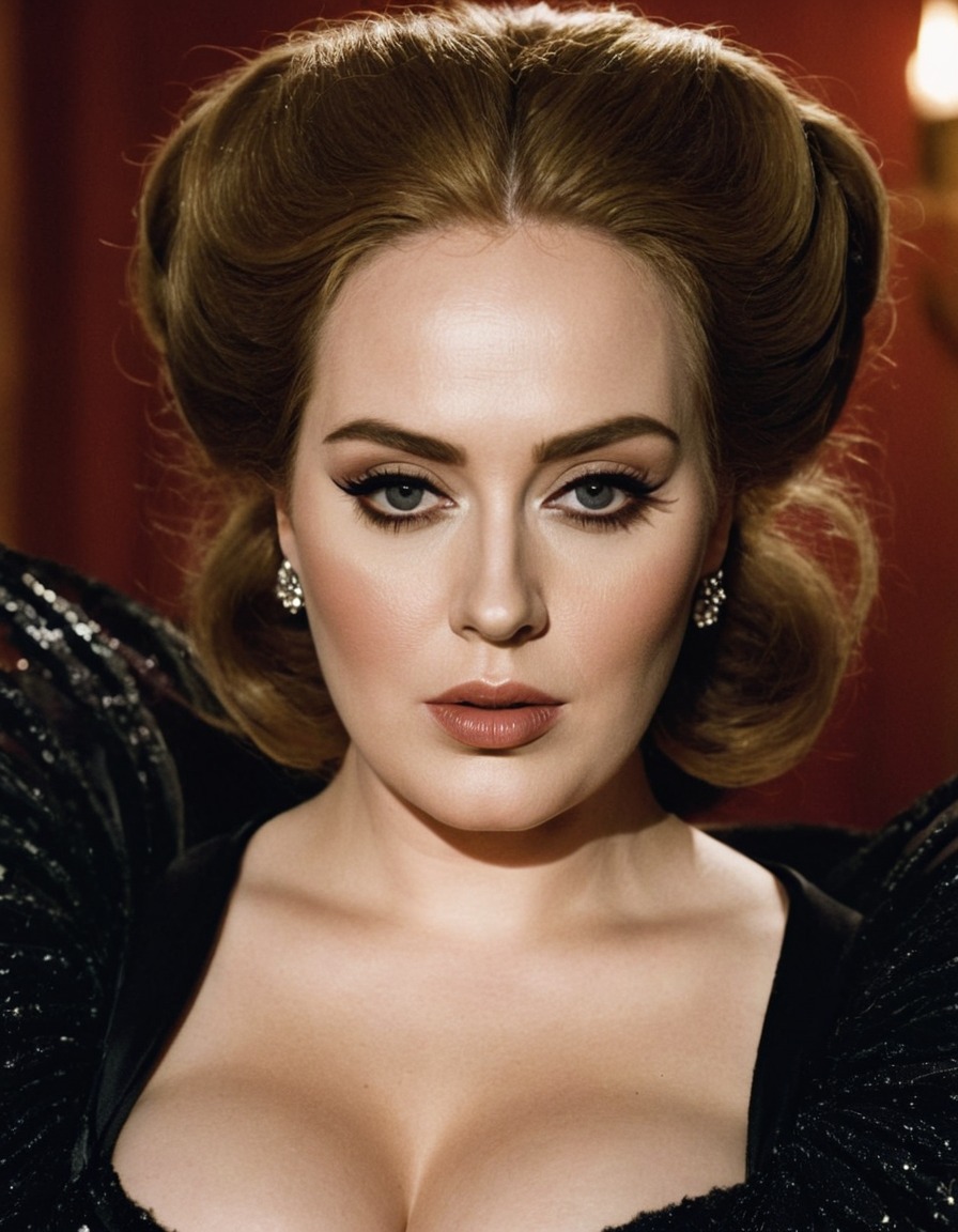 adele, evil villain, musician, pop star, singer, entertainment, famous personality