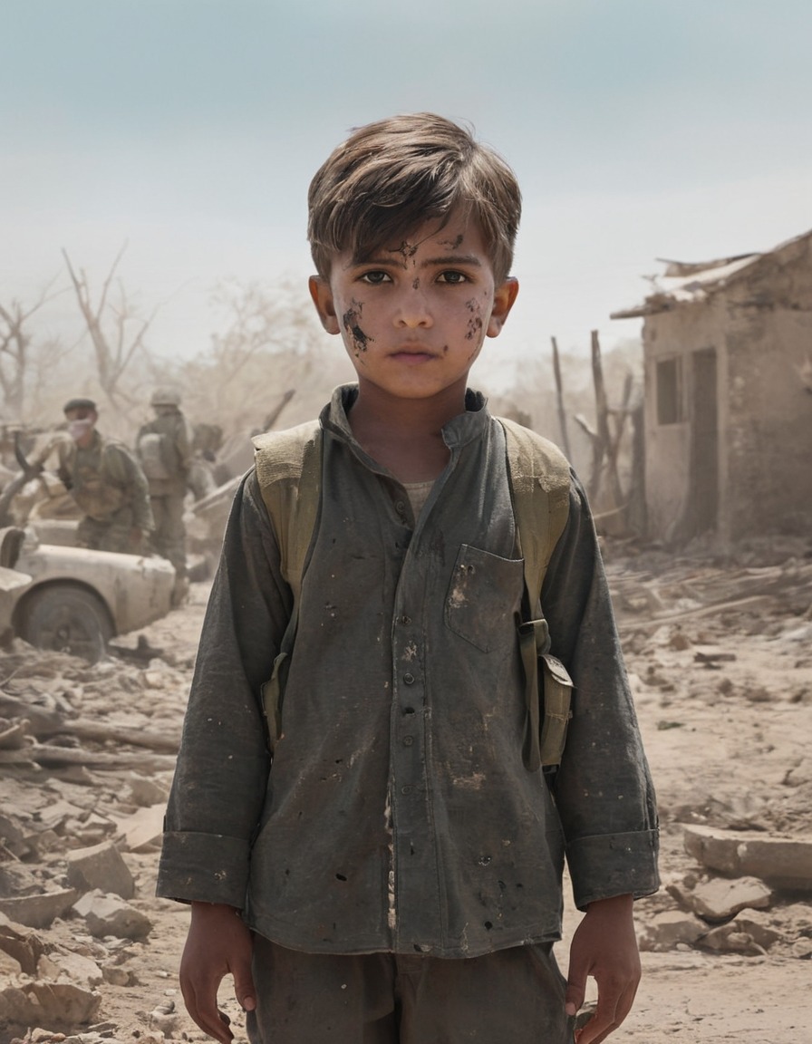 war, innocence, children, conflict, portrait