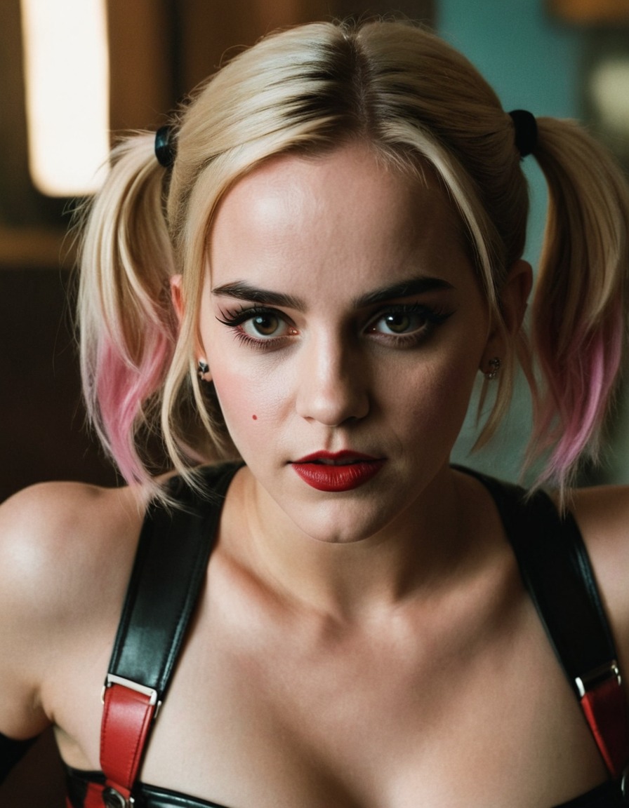 harley quinn, emma watson, dc comics, actress, movie, casting, entertainment