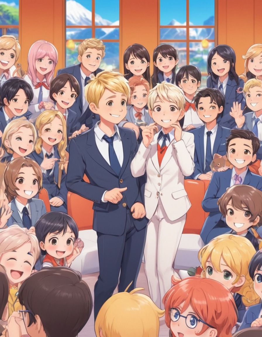 ellen degeneres, anime, talk show, audience