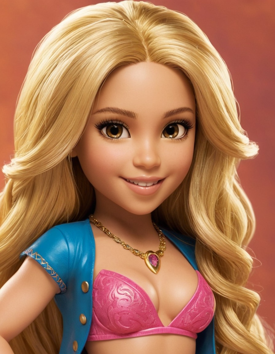 shakira, pop star, singer, musician, toy, play, entertainment