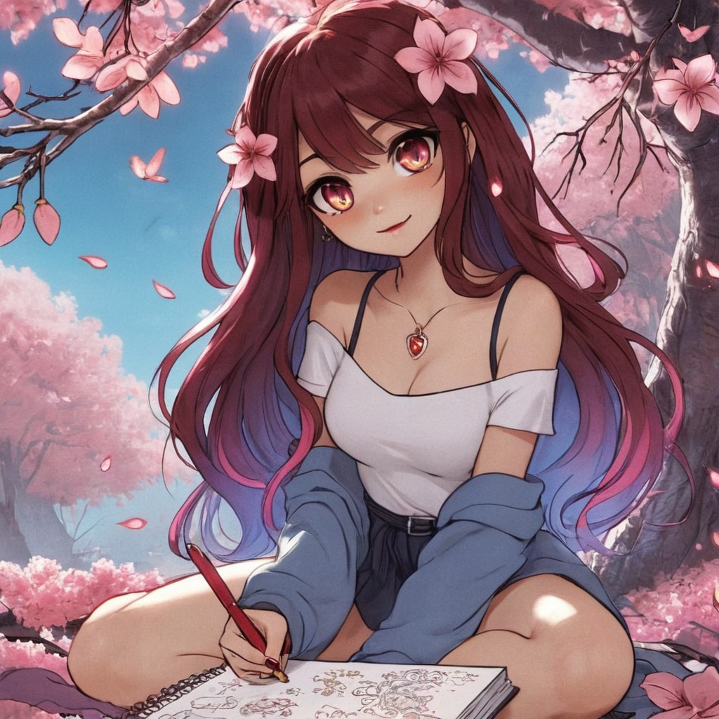 anime, animegirl, digitalart, characterdesign, originalcharacter, cutekawaii, animeart, artcommunity, cherryblossom, cuteart, dalle, dalle3, digitalillustration, illustration, kawaii, mangastyle, sketchbook, casualoutfit, aiart, whimsicalart, blossomart, doodleday, springvibes, pastelaesthetic, animeaesthetic