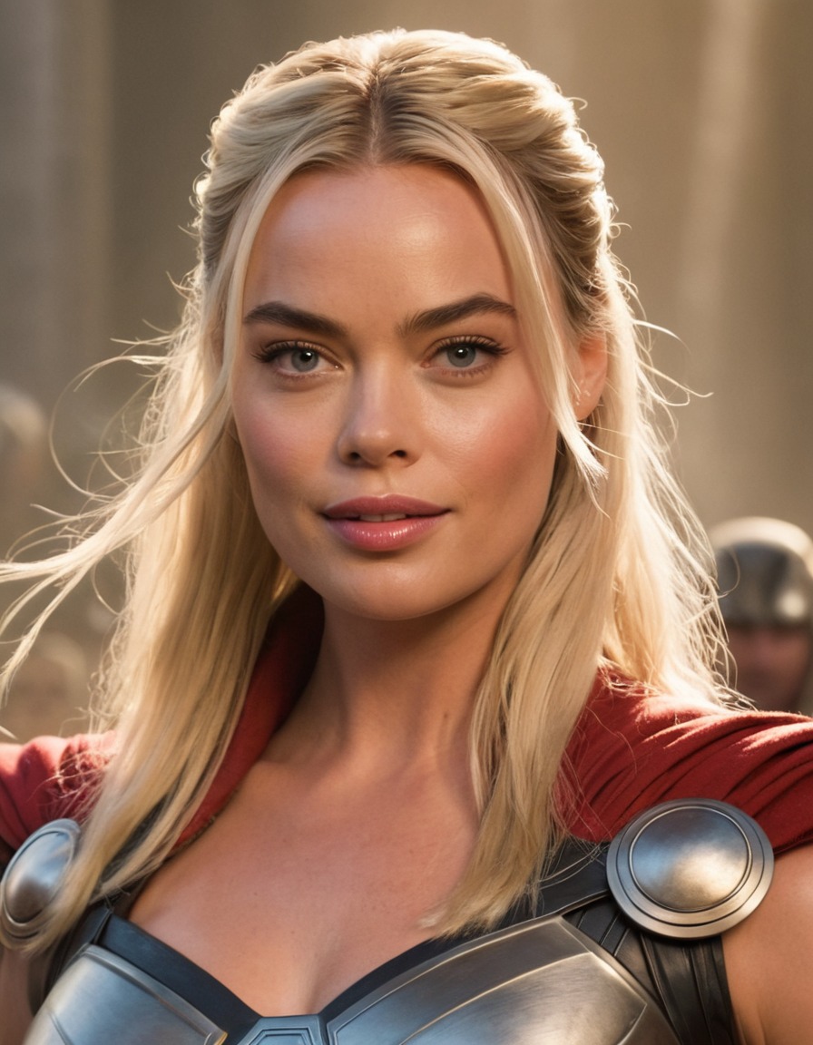 margot robbie, thor, marvel, goddess of thunder, actress, superhero, aspirational casting