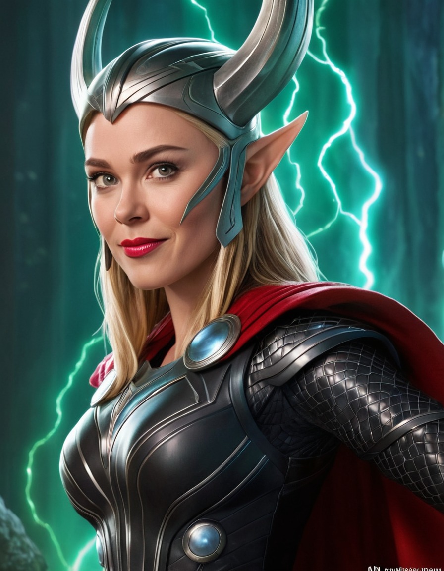 fun, hela (thor), caricature, marvel, villain, thor, humor