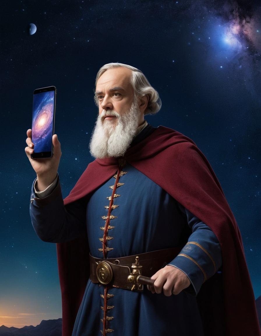 galileo galilei, smartphone, astronomy, exploration, technology