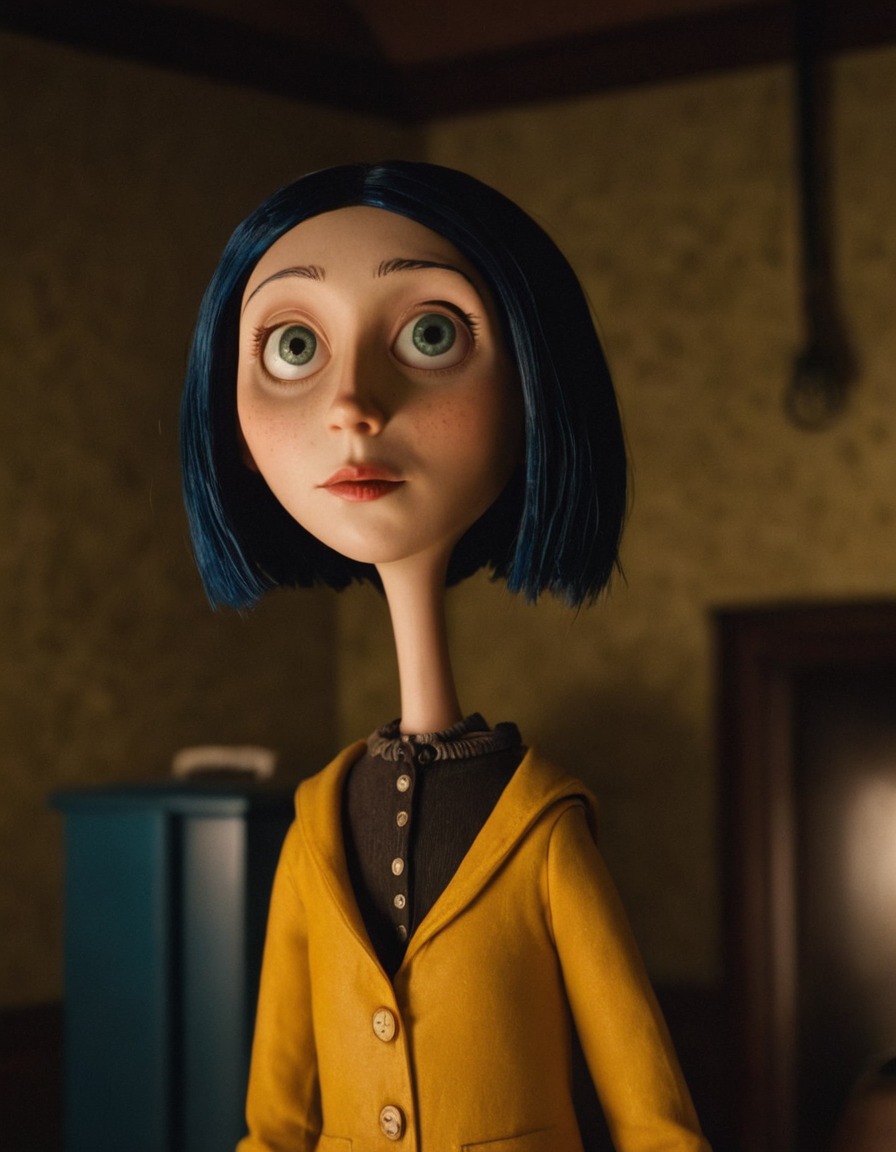 coraline jones, fictional character, neil gaiman, beauty, woman, mother, fantasy