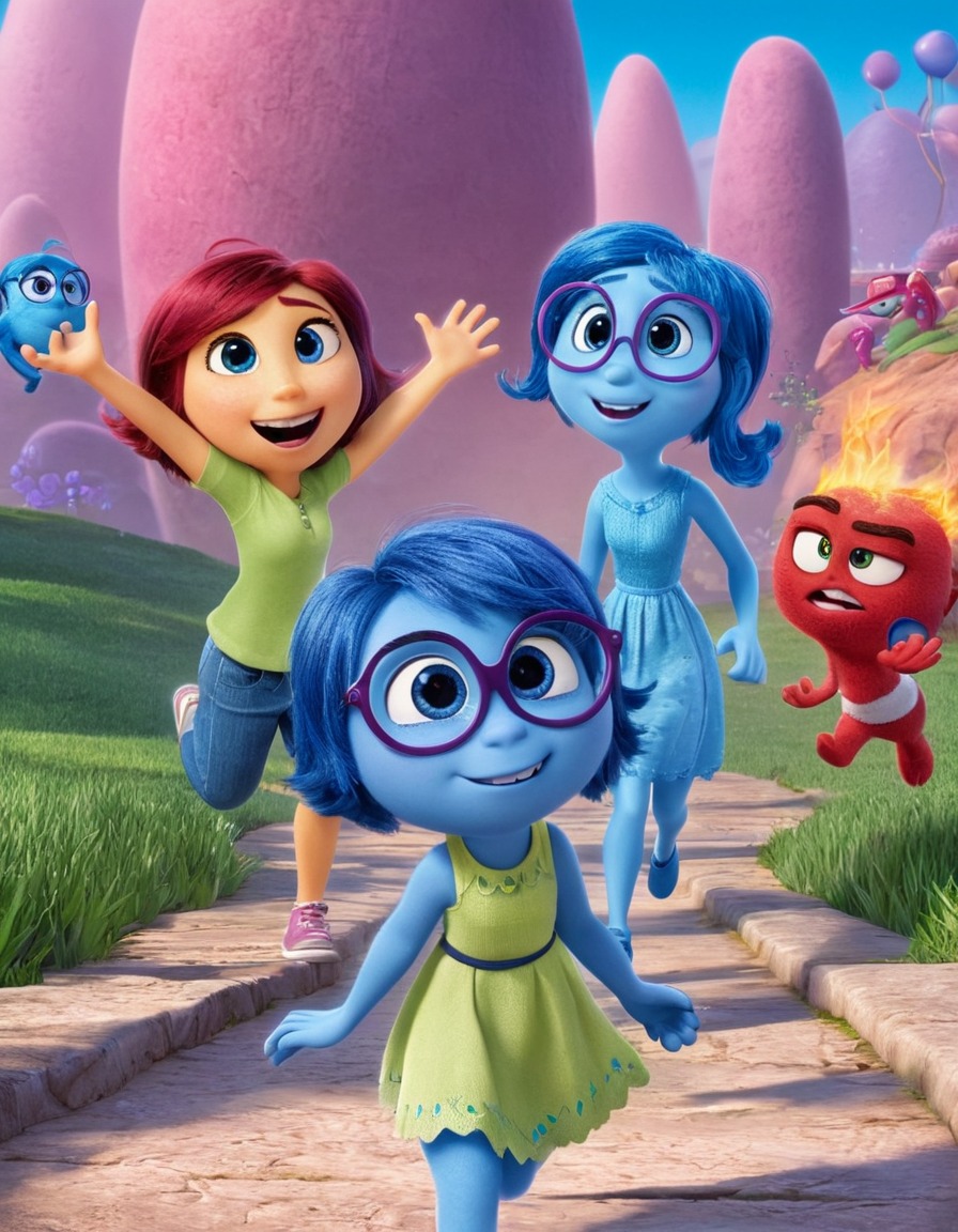 inside out, joy, sadness, riley's mind, personality islands, movies