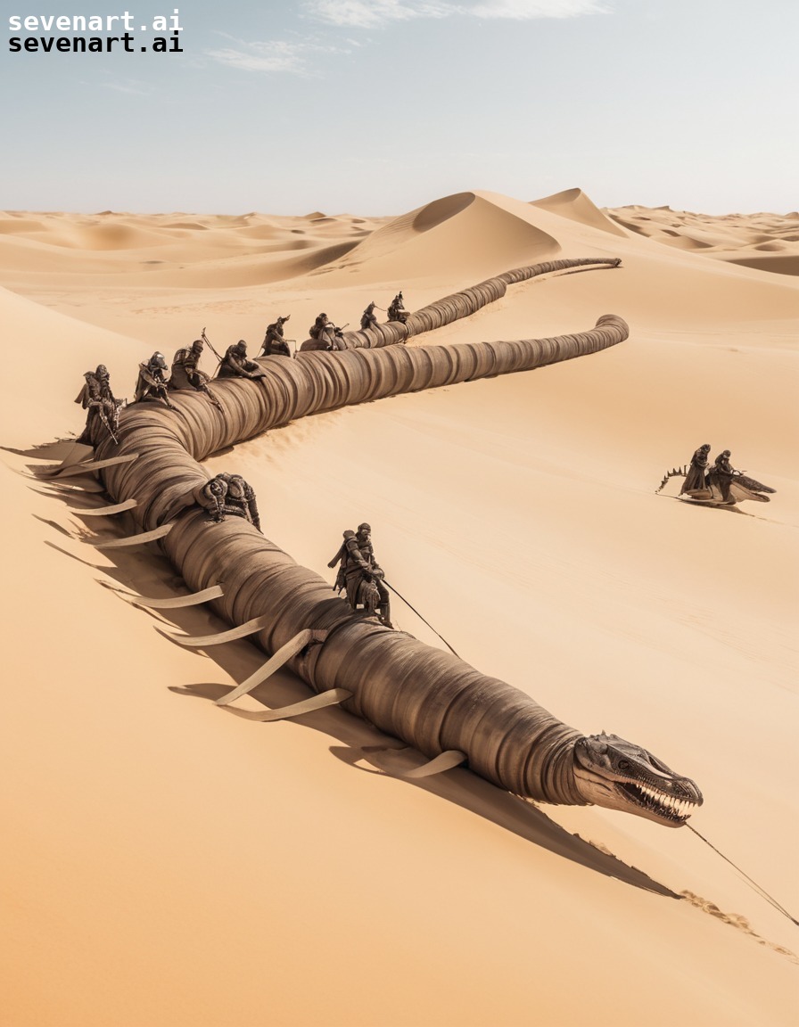 science fiction, fantasy, warriors, desert planet, sandworms, dune