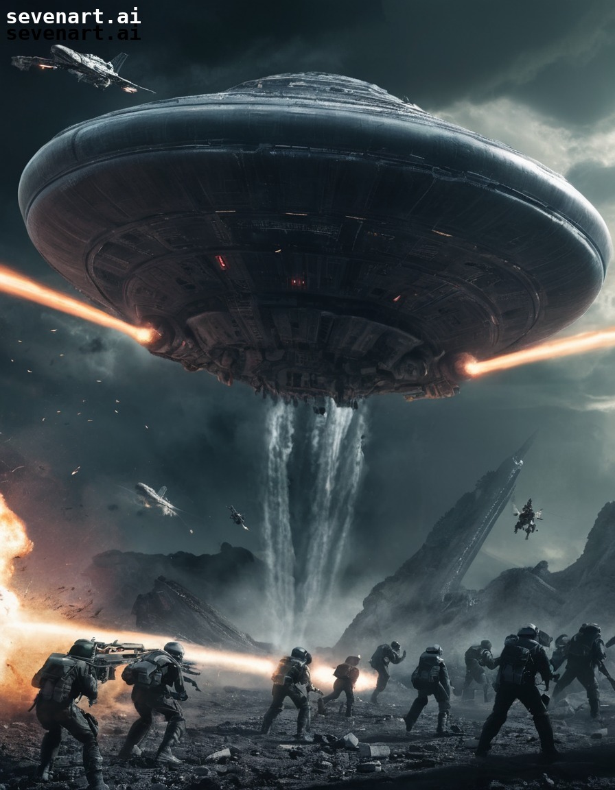 alien, spacecraft, attack, military, invasion, aliens, three body problem, trisolaran