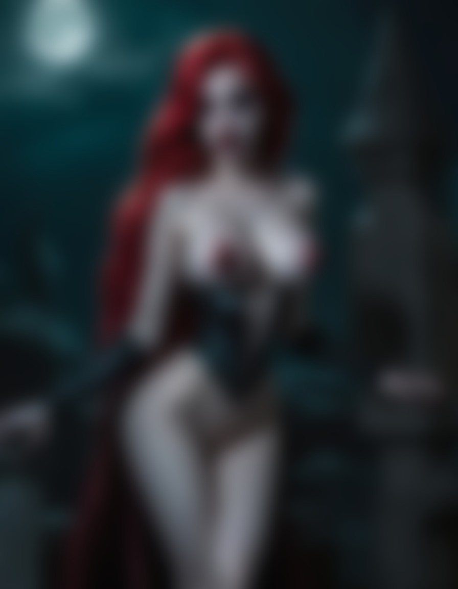 vampire, ariel, the little mermaid, fantasy, transformed character, dark twist, fairytale