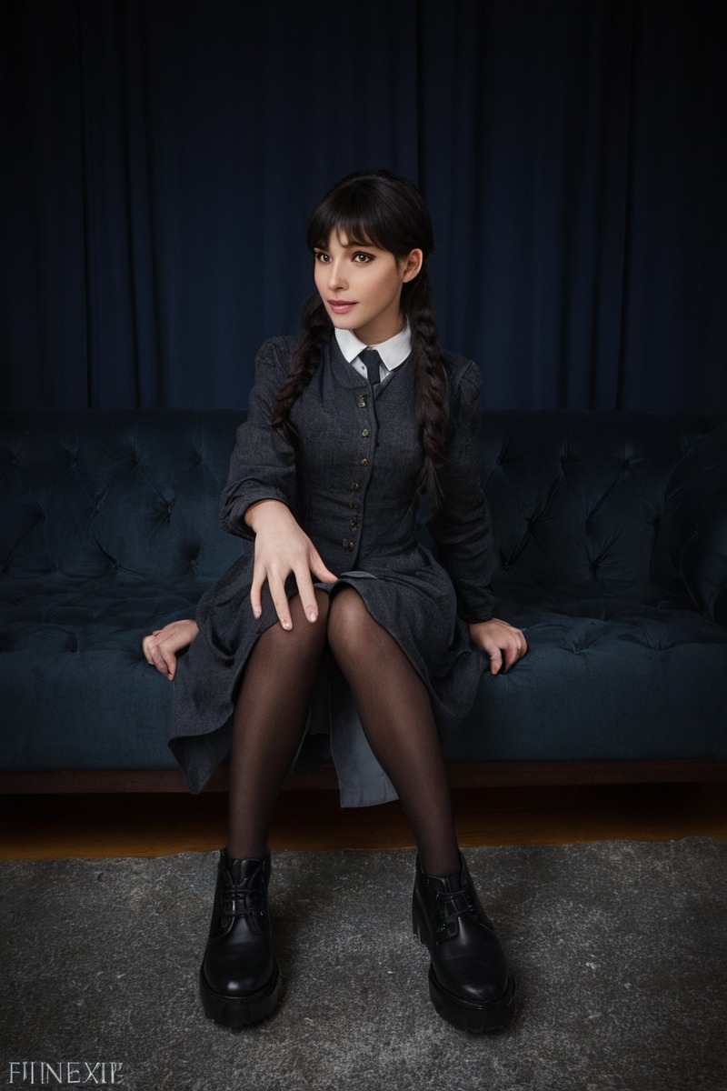 addamsfamily, cosplay, costume, girl, goth, gothic, gothicgirl, tvseries, tvshow, wednesday, wednesdayaddams, netflix, wednesdaycosplay, wednesdayaddamscosplay, kalinkafox, wednesdaynetflix, gothgirl