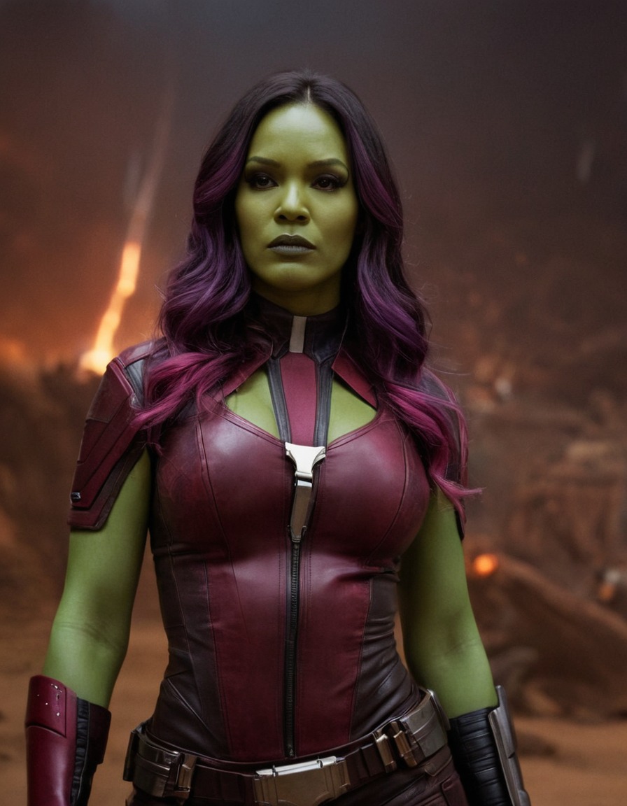 superhero, defeat, gamora, guardians of the galaxy