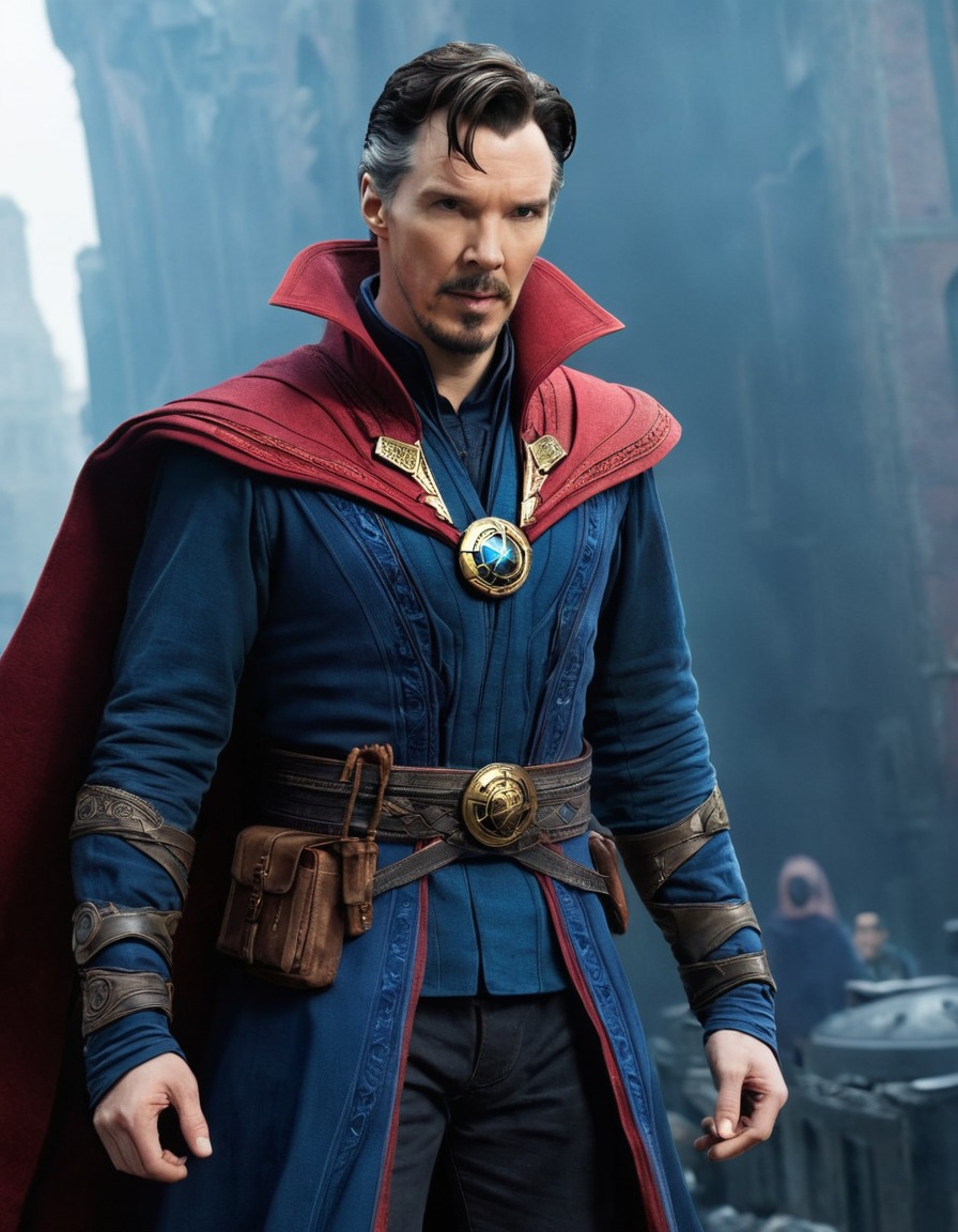 doctor strange, marvel, sorcerer supreme, ai, robot, superhero, science fiction