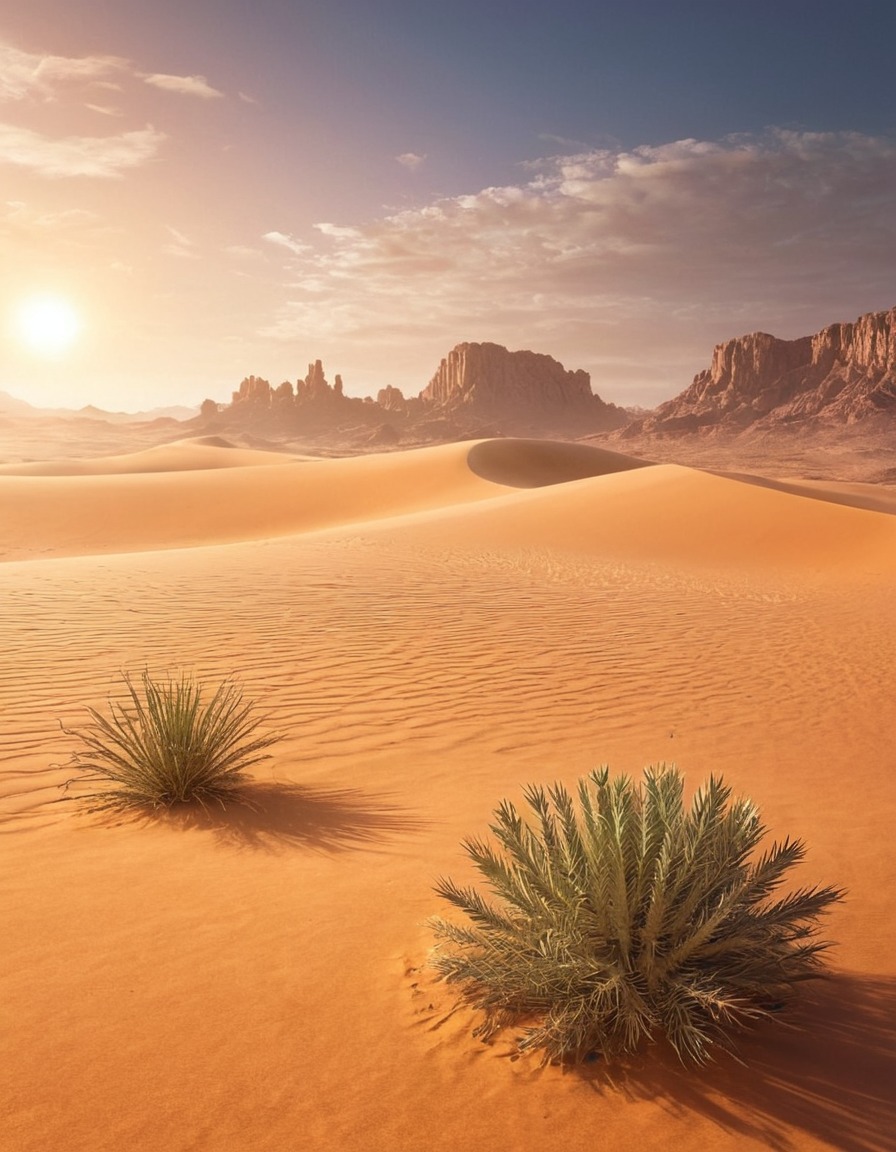 desert, beauty, nature, sand dunes, scenic views